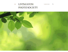 Tablet Screenshot of livingstonphotosociety.com